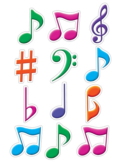 Musical Notes Mini Accents 10 Designs
