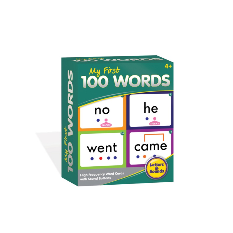 My First 100 Words Flash Cards for Early Reading | Ages 4-8