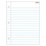 Notebook Paper Chart Wipe Off