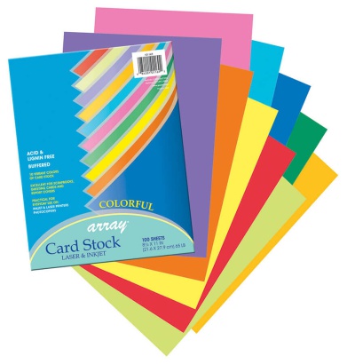 Pacon Array Card Stock, Colorful Assorted
