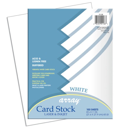 Pacon Array Card Stock, White