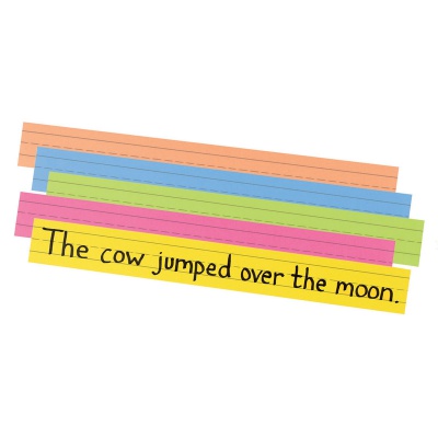 Peacock Super Bright Sentence Strips, 3 x 24