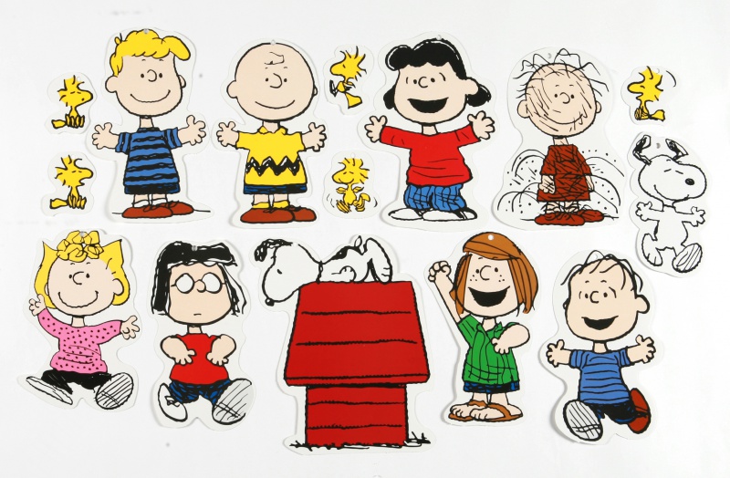 Peanuts Classic Characters 2-Sided Deco Kit