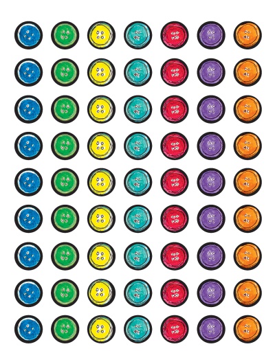 Pete The Cat Groovy Buttons Incentive Stickers 378 Per Pack