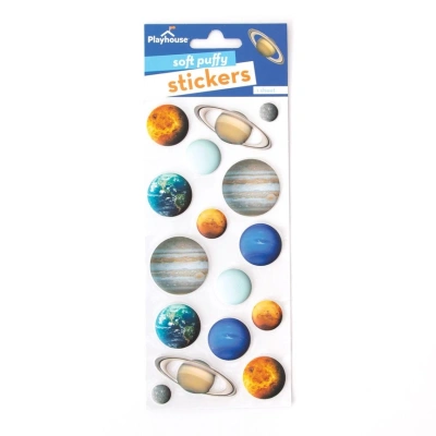 To Scale Sticker Planets Planets Puffy Stickers