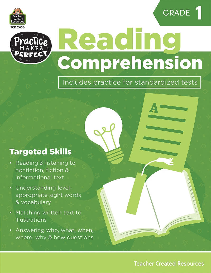 Grade 1 Reading Comprehension Workbook | Practice Activities