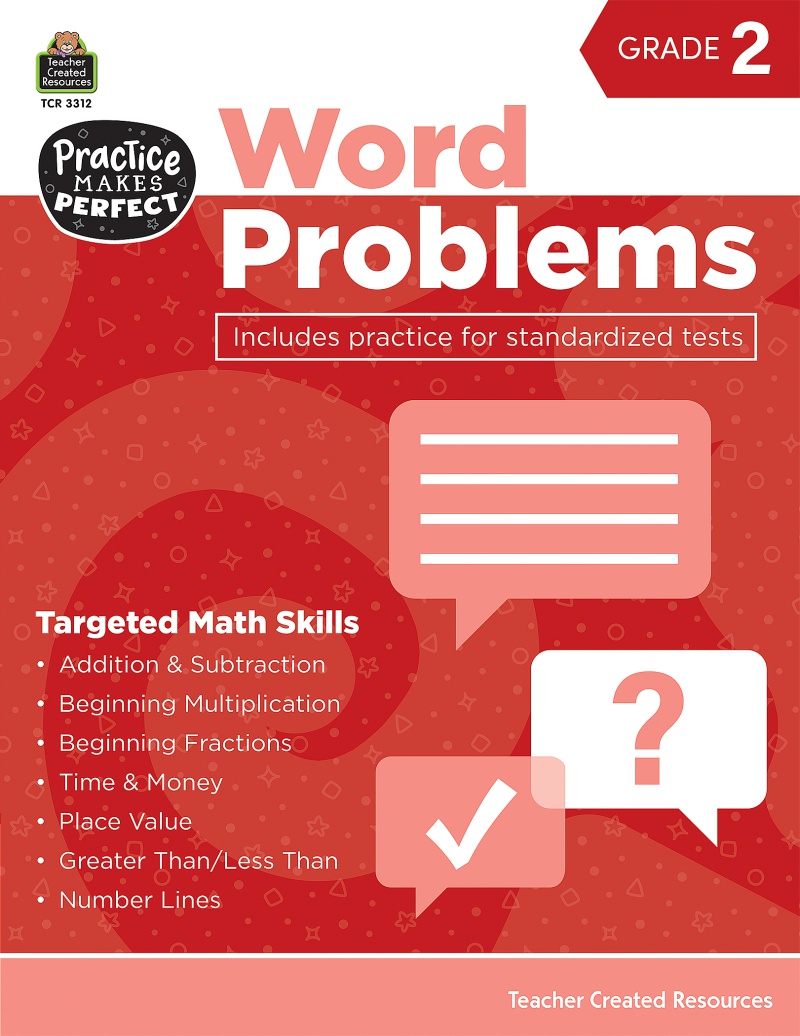 Grade 2 Math Word Problems Workbook | Practice Skills