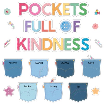 Pockets Full of Kindness Bulletin Board Set