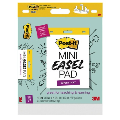 Post-it Tabletop Super Sticky Mini Easel Pad