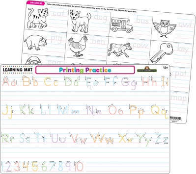 Printing Practice Learning Mat