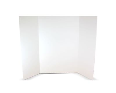 Project Boards, White 48 x 36 Tri-Fold