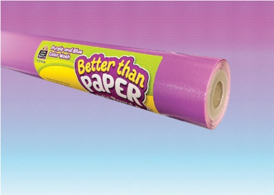 Purple and Blue Color Wash Better Than Paper Bulletin Board Roll