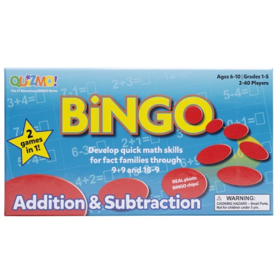 Quizmo Addition & Subtraction Bingo