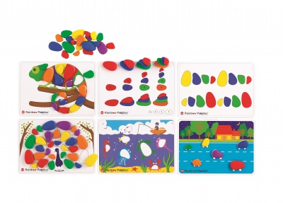 Rainbow Pebbles Activity Set