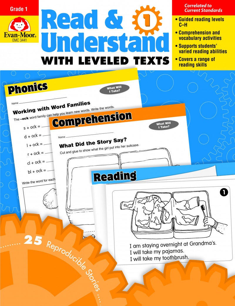 Read & Understand with Leveled Texts, Grade 1