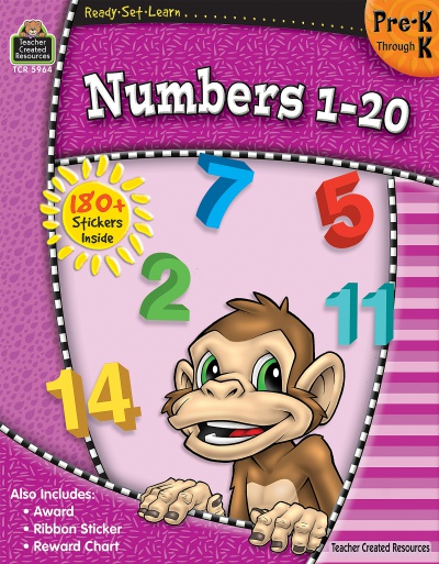 Ready-Set-Learn: Numbers 1-20 PreK-K