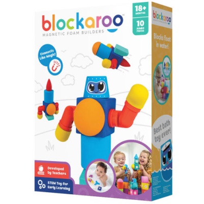 Robot Blockaroo Magnetic Foam Builder Blocks