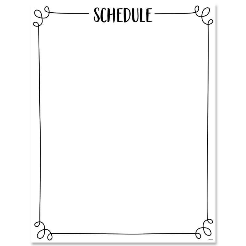 Schedule Loop Chart for Classroom Organization | All Grades
