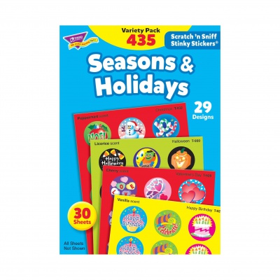 Seasons & Holidays Stinky Stickers Variety Pack