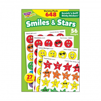 Smiles & Stars Stinky Stickers Variety Pack