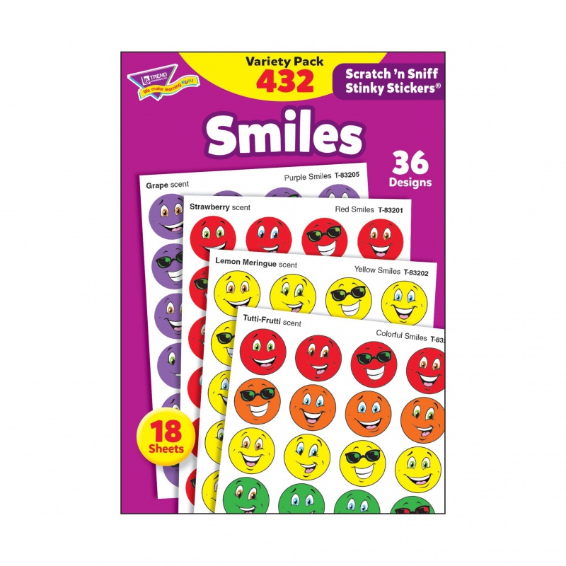Smiles Stinky Stickers Variety Pack