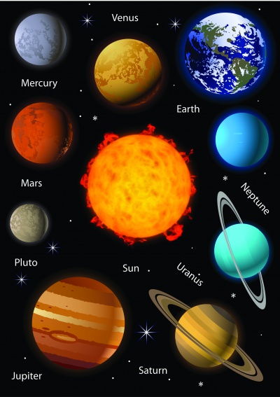 Solar System Die-Cut Magnets