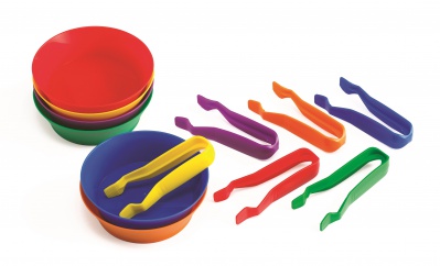 Sorting Bowls and Tweezer Set