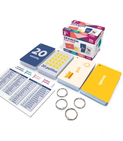 Spanish Flash Cards Set of 216