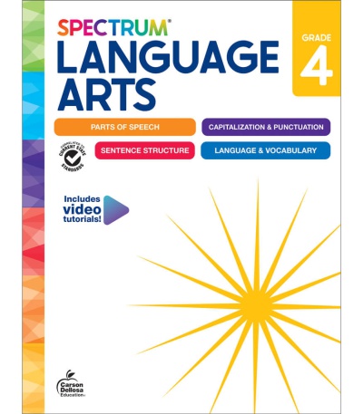 Spectrum Language Arts, Grade 4 – Carson Dellosa Publishing