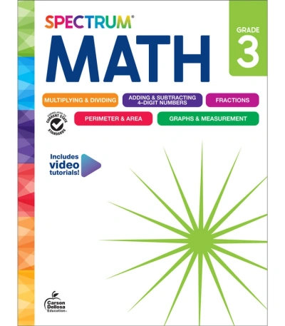 Spectrum Math, Grade 3