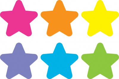 Spot On Floor Markers, Bright Stars, 4 Carpet