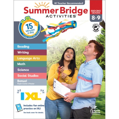 Summer Bridge Activities, Grades 8-9