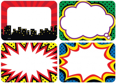 Superhero Nametags