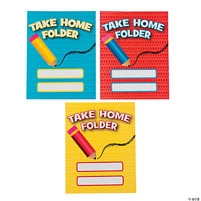 Take Home Pocket Folders 12ea