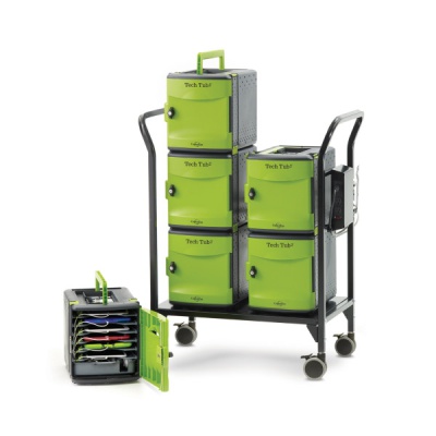Tech Tub2 32-Device Modular Charging and Storage Cart