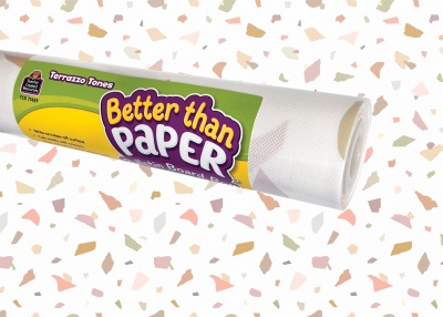 Terrazzo Tones Better Than Paper Bulletin Board Roll