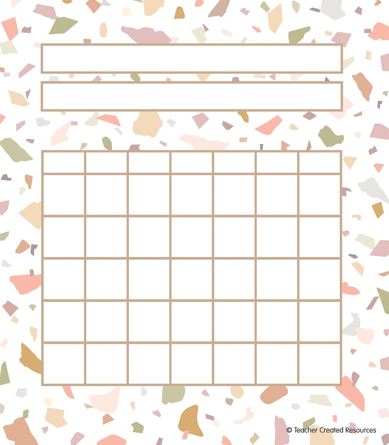 Terrazzo Tones Incentive Charts