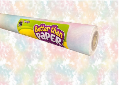 Tie-Dye Better Than Paper Bulletin Board Roll