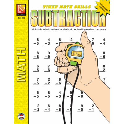 Timed Math Drills, Subtraction