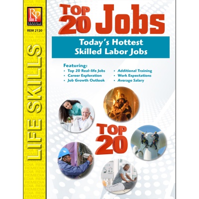 Laboe Workbook Top 20 Skilled Labor Jobs Life Skills Workbook | Grade 12
