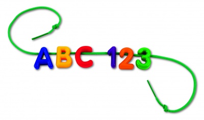 Uppercase Lacing Alphabet