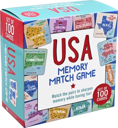 USA Memory Match Game
