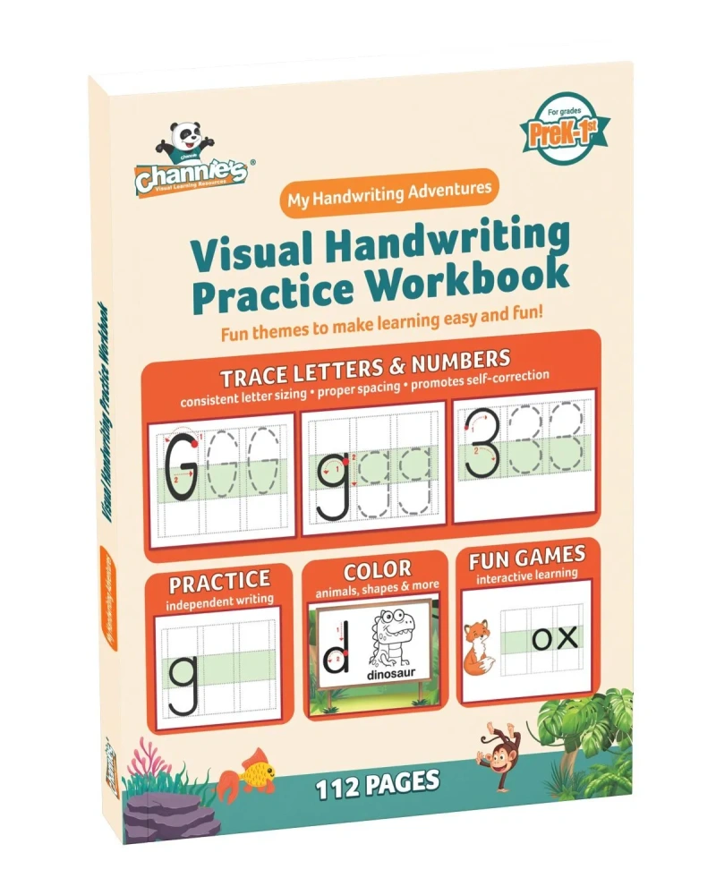 Visual Handwriting Practice Workbook | All Grades Writing Skills