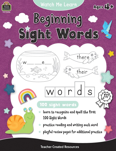 Watch Me Learn: Beginning Sight Words 1100