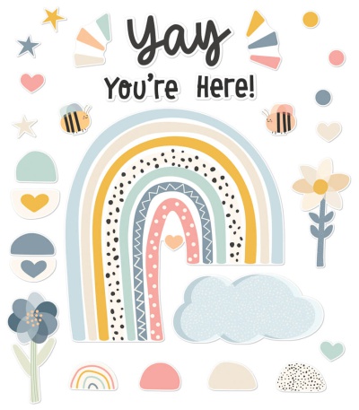 We Belong Yay You're Here! Bulletin Board Set