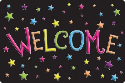 Welcome Color Stars Mat