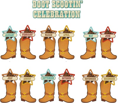 Wild Wild Classroom Celebration Mini Bulletin Board Set