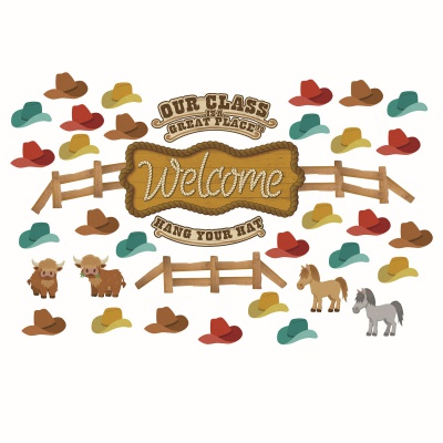 Wild Wild Classroom Welcome Bulletin Board Set