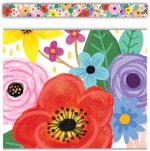 Wildflowers Straight Border Trim