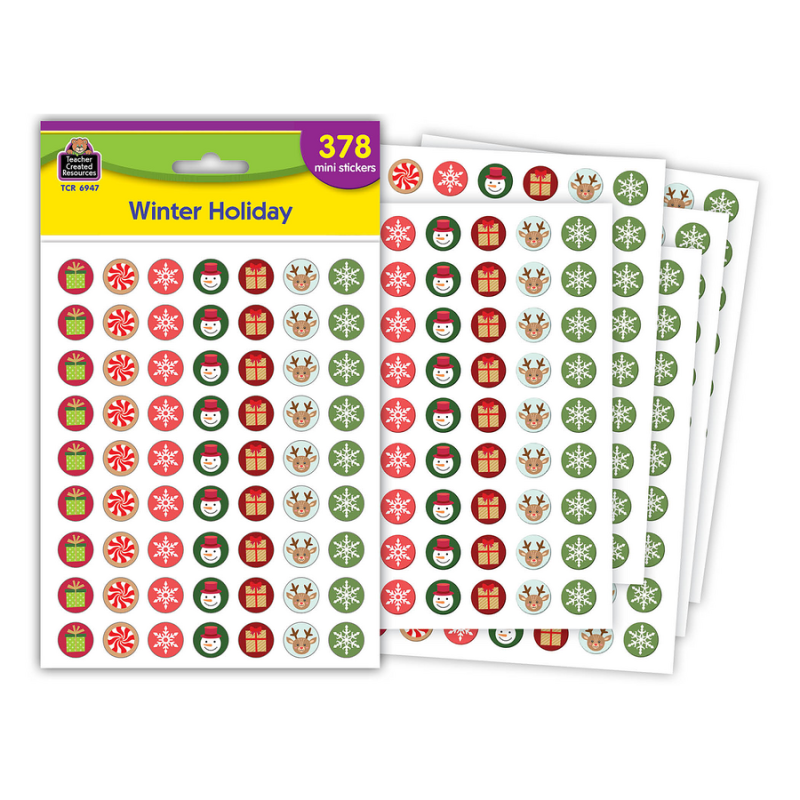 Winter Holiday Mini Stickers